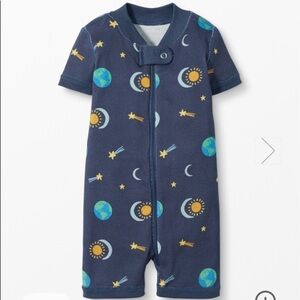 Hanna Andersson NWT Baby Zip Sleeper Organic Cotton Day & Night 0-3 Month Scandi